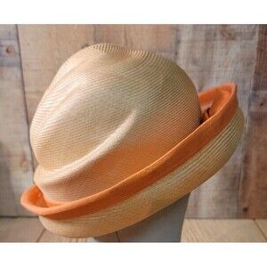 Vintage Sandy Braeburn Hat with Orange Banding